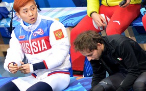 Виктор Ан российский шорт-трекер  золотая и бронзовая медаль в Сочи 2014 год