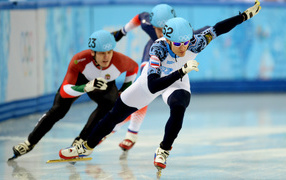 Виктор Ан российский шорт-трекист обладатель золотой и бронзовой медали