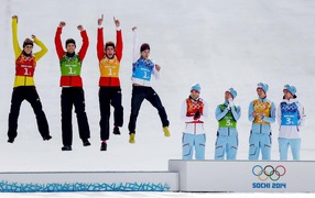 Обладатель серебряной медали в дисциплине лыжное двоеборье Бьорн Кирхайзен из Германии