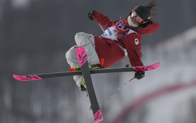 Обладатель серебряной медали в дисциплине фристайл Дэвид Моррис 