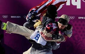 Обладатель серебряной медали в дисциплине сноуборд Стаале Сандбех из Норвегии