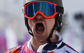Обладатель двух золотых медалей российский сноубордист Вик Уайлд на олимпиаде в Сочи