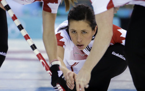 Женская сборная в дисциплине керлинг из Канады золотая медаль на олимпиаде в Сочи 2014 год