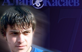Игрок Зенита Алан Касаев