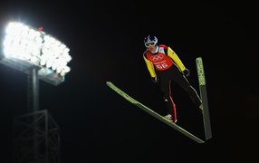 Zeverin Freund German ski jumper gold medalist