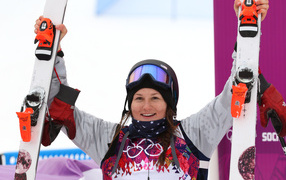 Дэвин Логан американская фристайлистка обладательница серебряной медали в Сочи