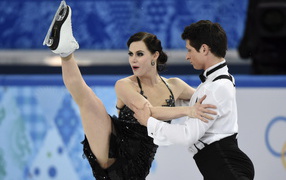 Тесса Вирчу и Скотт Мойр канадские фигуристы обладатели двух серебряных медалей в Сочи
