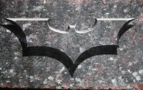 3Д модель логотипа Бетмана