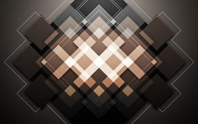 Абстрактные коричневые квадраты