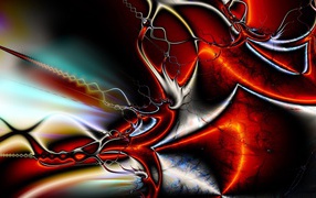 Абстрактная фантазия художника