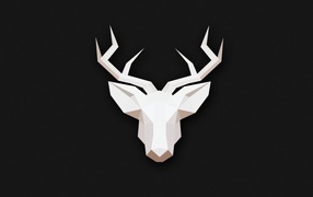 Голова оленя, 3-Д графика