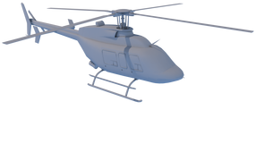 Вертолет, 3Д модель