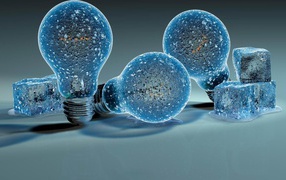 Лампы из льда