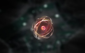 Один атом в 3Д