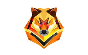 Голова лисы, 3-Д графика