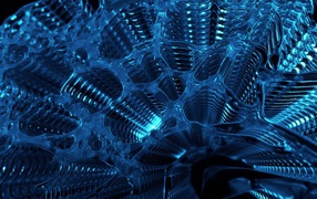 Объемная структура из льда