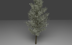 Дерево из стеклянных кристаллов