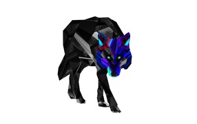 Волк,  3-Д графика