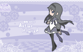 Акеми Хомура из аниме Девочка-волшебница Мадока