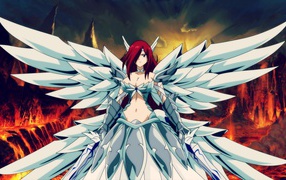 Ангел в аниме Сказка о хвосте феи