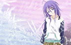 Девушка аниме Крестик + Вампир