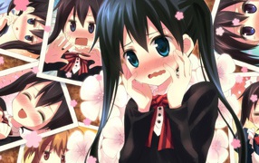 Девушка Айя из аниме Золотая мозаика