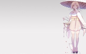 Девушка аниме Кагамина Рин