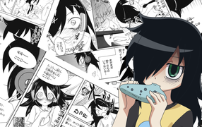 Девушка аниме Куроки Томоко