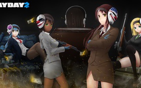 Аниме девушки из игры Payday 2