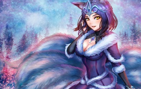 Аниме девушка оборотень