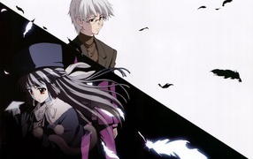 Черное и белое в аниме Эф - история воспоминаний