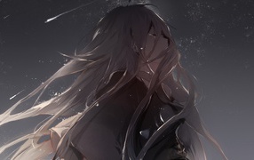 Плачущая девушка аниме