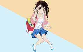 Милая девушка аниме Nisekoi