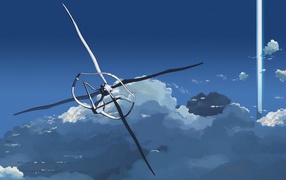 Дрон из аниме За облаками