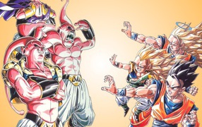 Схватка с троллями в аниме Dragon Ball