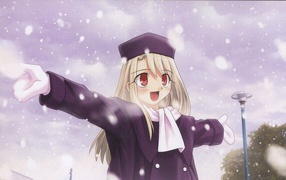 Девушка из аниме Illyasviel von Einzbern