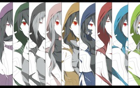 Девушки из аниме Kagerou Project