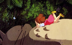 Девочка в аниме Ходячий замок