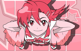 Девушка из аниме Tengen Toppa Gurren Lagann