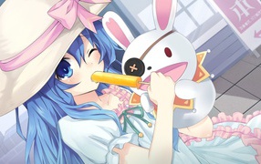 Девочка с игрушкой, аниме Date A Live
