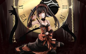 Девушка с оружием, аниме Date A Live