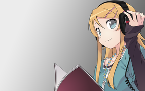 Девушка в наушниках из аниме OreImo