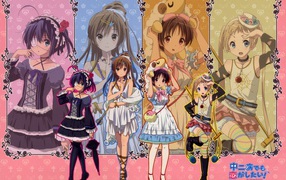 Девушки из аниме Чудачество любви не помеха