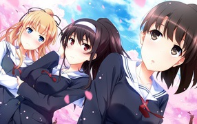 Девочки школьницы из аниме Как создать скучную героиню