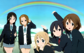 Девушки под радугой, аниме K-ON