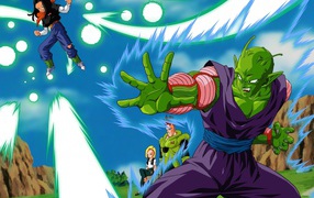 Зеленый монстр в аниме Dragon Ball