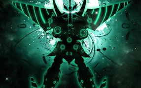 Зеленый робот в аниме Тэнгэн Топпа Гуррен-Лаганн