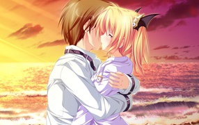 Объятия в аниме Magus Tale