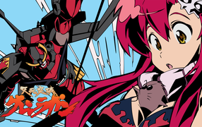 Манга аниме Тэнгэн Топпа Гуррен-Лаганн