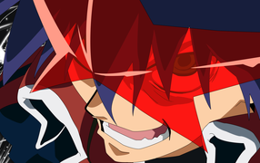 Герой в маске, аниме Тэнгэн Топпа Гуррен-Лаганн